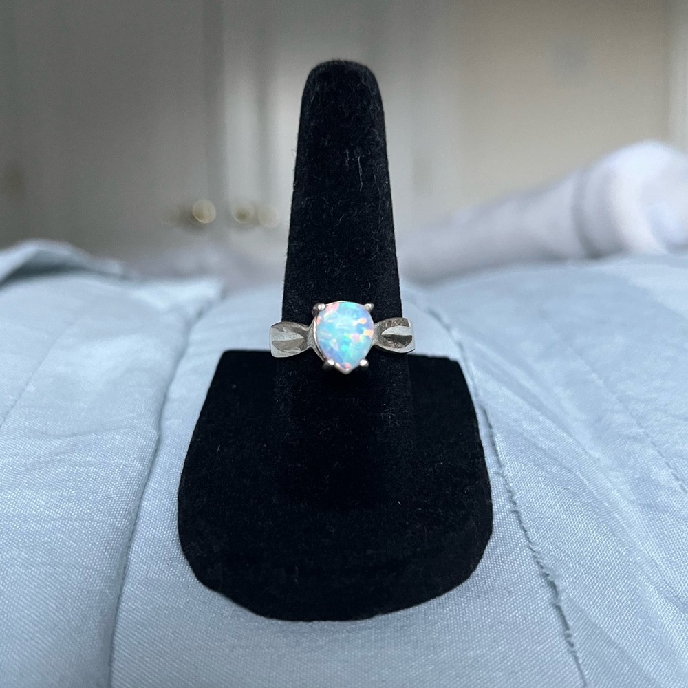 Sterling Silver Opal Ring